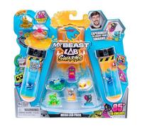 Moose Toys Figurines MrBeast Lab Swarms Mega Lab 4 mini-figurines 3 cm assorties Bleu