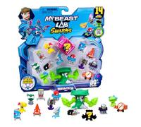 MrBeast Lab Swarms MEGA-TECH Series : Sortez du laboratoire et préparez-vous au combat. Collectionnez plus de 80 Swarms uniques. Pack de 14 avec 13 Micro Beasts, 1 MEGA Swarm et guide.