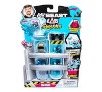 MRBEAST LAB Swarms, Verse de l’Eau, secoue et découvre Cinq créatures de 2,5 cm à Collectionner, Plus de 100 à Collectionner, Trouve la Hyperchrome Panther en édition limitée