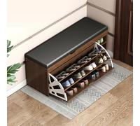 MRBVAOXVD Bancs de Stockage,Banc de Porte-Chaussures Banc D'Entrée Avec Des Bancs de Stockage de Coussin de Siège Rembourré,Avec Organisateur de Chaussures À Tiroir Flip Avec Boîte de Stockage Ascense
