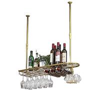 MRBVAOXVD Casiers À Vin, Amateurs de Vin/Casiers À Vin, Casiers À Verres À Vin/Supports À Bouteilles de Vinpendus Au Plafond/Supports À Verres À Vin En Métal Et Fer, Supports À Verres Hauts/Hauteur Ré