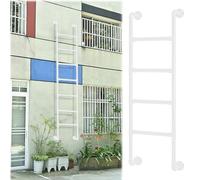 MRBVAOXVD Escalier D'Égresse de La Fenêtre Du Sous-Sol - 1M 1.25M 1.3 M1.4M 1.45M 1.5M Escalier de Lit Superposé de Grenier Monté Sur Le Mur, Échelles En Fer Blanc Pour Les Échelles D'Escalade Extra L