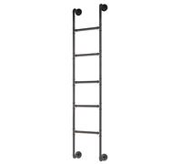 MRBVAOXVD Escaliers, 100-300Cm Escalier D'Étaen Métal Monté Au Mur Pour Le de La Maison, Escalier de Lit Superposé Intérieure En Fer En Métal, Charges 330Lbs Fenêtre de Sous-Sol Bien Escalier Escalier