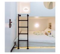 MRBVAOXVD Escaliers, 1M 1.2M 1.5M 1.8M 2M 2.3 Mescaliers de Lit Superposé En Métal, Escaliers En Métal Escalier D'Évasion de Fenêtre de Sous-Sol Pour Adultes Enfants Escalade Échappant, Charges 150Kg,