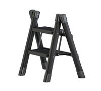 MRBVAOXVD Escaliers, Escalier À Étapliant Escalier À Chaise Pour La Maison Escalier À 2 Étapes Multifonctionnel Pour Placard Cuisine Tabouret D'Escalier Intérieur Compact Pourtits Espaces/Néron/2 Étas