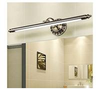MRBVAOXVD Lampes Miroir Den Simple 50/70/90Cm Miroir Lumières Avant, Style Européen Et Américain Créatif Hôtel Salle Den Imperméable À L'Humidité Imperméable Dressitable Maquillage A Menémurale/Lumi