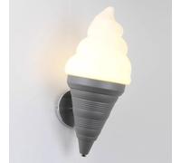 MRBVAOXVD Lampes Murales, Hertl A Mené La Lumière de Montage Mural Pour Les Enfants Chambre À Coucher Jolie Crème Glacée Ombre Nordmoderne Mur Sconce Créatif Cône Orange Côté Litmurale Pour Les Garçon