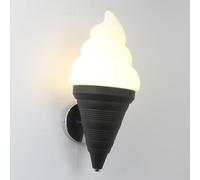 MRBVAOXVD Lampes Murales, Hertl A Mené La Lumière de Montage Mural Pour Les Enfants Chambre À Coucher Jolie Crème Glacée Ombre Nordmoderne Mur Sconce Créatif Cône Orange Côté Litmurale Pour Les Garçon