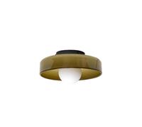 MRBVAOXVD Lampes Murales, Hertl Grand Verre Vert Fmont Plafond 13,7" Nordorange Blanc Cuisine Près de Lade Plafond Mi-Siècle Modernes Mur Sconces Pour Chambre Couloir Porche Entrée Foyer Escalier/Vert