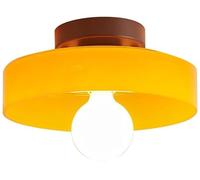 MRBVAOXVD Lampes Murales, Hertl Grand Verre Vert Fmont Plafond 13,7" Nordorange Blanc Cuisine Près de Lade Plafond Mi-Siècle Modernes Mur Sconces Pour Chambre Couloir Porche Entrée Foyer Escalier/Orae