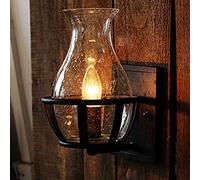 MRBVAOXVD Lampes Murales, Hertl Industriel Wall Sconce Éclairage Accessoire Retromurale Intérieure Lumière Cylindralabastre Ombre À Côté de La Lumière Sconce Noir Pour Bar Restaurant Escalier/3