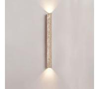 MRBVAOXVD Lampes Murales, Hertl Mi-Siècle Moderne Linéaire A Mené L'Éclairage Mural de Montage En Marbre Pierremurale Longue Bande Intérieure Vers Le Bas Mur Sconce Industriel Ferme Lait Verre Éclaira