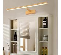 MRBVAOXVD Lampes Murales, Ledpes Muralesmurale Intérieure Miroir de Salle Den Lumière Imperméable Miroir de Vanité En Alumimoderne Mur Sconce Miroir Cabinetintures Galerie/Lumière Chaude Dorée/80 Cm