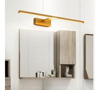 MRBVAOXVD Lampes Murales, Ledpes Muralesmurale Intérieure Miroir de Salle Den Lumière Imperméable Miroir de Vanité En Alumimoderne Mur Sconce Miroir Cabinetintures Galerie/Lumière Blanche Dorée/40 Cm