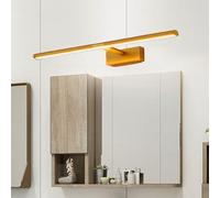 MRBVAOXVD Lampes Murales, Ledpes Muralesmurale Intérieure Miroir de Salle Den Lumière Imperméable Miroir de Vanité En Alumimoderne Mur Sconce Miroir Cabinetintures Galerie/Lumière Neutre Dorée/40 Cm