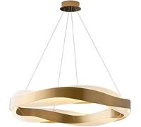 MRBVAOXVD Lustres, Rectangle Led Lumière Moderne de Luxe Pour Salon Chambre À Coucher Salle À Manger - Simple Cloud Plaque Mer En Acier Inoxydable/95Cm