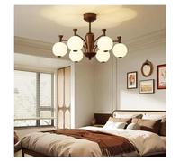 MRBVAOXVD Lustres, Style Médiéval Français Salonndentif Lumière Chinois Rétro Créatif Haricot Magchambre À Coucher Repas/Rc /65 Cm