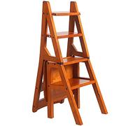 MRBVAOXVD Tabouret D'Étape,Tabouret D'Étaportable,4 Étapes Escalier À Air Pliant Escalier D'Escalade En Bois Étapratcréatif Double Fleur Stand/1#