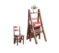 MRBVAOXVD Tabouret D'Étape,Tabouret D'Étaportable,4 Étapes Escalier À Air Pliant Escalier D'Escalade En Bois Étapratcréatif Double Fleur Stand/3#