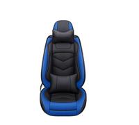 MRBVHGPKUT Coussin siège Voiture Housses Siège Auto Cuir Universelles Ensemble Complet pour Mazda 6 GH(9 PCS Black Blue)