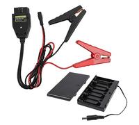 MRCARTOOL OBD2 Câble d'alimentation de Secours ECU pour véhicule avec Pince Crocodile, économiseur de mémoire 2 en 1 avec Clip et OBD II, câble d'alimentation de Secours 12 V pour Batterie de Voiture