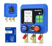 MRCARTOOL Outil de montage de réfrigérant L205 Distributeur numérique pour climatisation avec affichage de 92 réfrigérants HVAC R134A R32 R410A R11 R12 R422 R600