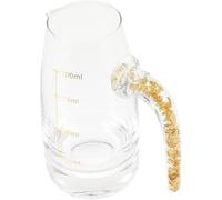 Mrchrogge Verres à liqueur élégants en cristal avec feuille d'or 24 carats - Parfaits pour les spiritueux et les occasions spéciales. (Vert,Distributeur de vin)