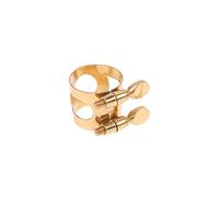 Mrchrogge Vis de Langue pour Saxophone Alto, Vis pour Bec de Saxophone, Ligature de Bec pour Saxophone, Vis Double, Couleur Dorée (Alto)