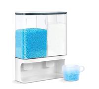 MRDLKNX Distributeur de détergent à lessive, conteneurs à linge, distributeur de poudre à lessive, distributeur de perles avec tasse pour riz, haricots, poudre détachante, distributeur de riz (2)