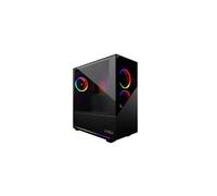 MRED - Boîtier PC Gamer ATX - Noir RGB Elite