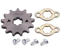 MRELC Pignon avant moto 420-13T 17 mm compatible avec 50cc 70cc 90cc 110cc 125cc 140cc 15cc 160cc Lifan Loncin Dirt Bike