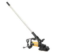 Mreryyse 3800W Ponceuse à béton, Ø180mm Ponceuse à béton professionnelle avec poignée longue, meule diamantée pour métal, plastique, plâtre, 6 niveaux de vitesse, 6000 tr/min, système de dépoussiérage