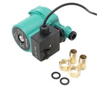 Mreryyse Circulateur de Chauffage, Pompe de Circulation, 125W 110V NPT3/4" Pompe de Chaudiere Circulateur avec raccords en laiton pour système de chauffe-eau électrique, Débit max. 1.8m³/h