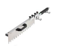 Mreryyse Dispositif de cendre plat de tuile, 410-810mm outil de nivellement précis de sable plat anti-dérapant automatique Acier inoxydable avec roue mobile