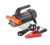 Mreryyse Électrique Pompe à Diesel, Pompe d'aspiration d'huile électrique Portable, 65L/Min, 24V 380W, 4500rpm, Pompe à carburant pour Diesel kérosène Kerosin Wasser, 3m Hauteur de succion max