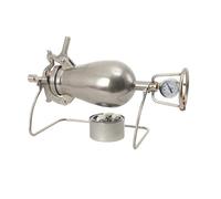 Mreryyse Machine à popcorn chinoise, Grande capacité de 720ml, machine à pop-corn vintage haute pression, machine à popcorn manuelle, canon à popcorn en acier inoxydable, mini-pot à popcorn