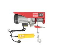 Mreryyse Palan électrique 400kg/800kg, Treuil Palan à Chaine à Levier 12M Treuil Palan électrique 1300W avec Télécommande de Câble, Palan de Corde électrique