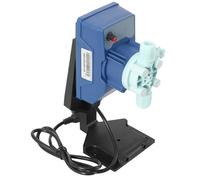 Mreryyse Posmpe électromagnétique à membrane, pompe doseuses réglables à membrane, pompe doseuse résistante aux alcalis Petite pompe à eau, 20 L/H, 1bar, 40W,2A, 250V