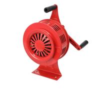 Mreryyse Sirène à Manivelle, 120dB Sirènes Portable à Manivelle, Sirène de Raid Aérien à Commande Manuelle, Alarme de sécurité durgence Air Raid pour Les Troupes Scolaires Alarmant, SY-200A Rouge