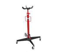 Mreryyse Vérin de Fosse pour Boîte de Vitesse Cric Transmission Hydraulique Appareil Levage Moteur 500kg Jack avec Rouleaux à Quatre Roues pour Voitures et Camions, Hauteur de Levage 113-186cm