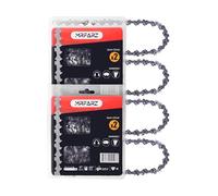 MRFARZ Lot de 4 chaînes de tronçonneuse de 25,4 cm 40 maillons d'entraînement à pas de 9,5 mm LP Calibre 109,2 cm Faible rebond Semi-ciseau pour tronçonneuse P546, 436Li 536LiXP et plus-R40