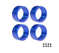 MRFVASD RC Accessoires Voitures pour Traxxas 4 Roues Motrices pour XRT 8S-78086-4 1/6 Coupelle Joint Renforcée Alliage D'aluminium Transmission Extérieure Accessoires Mises À Niveau Voiture(Blue)