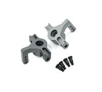 MRFVASD RC Accessoires Voitures pour Wltoys 104016 104018 104009 1/10 Métal Avant Direction Coupelle Rc Voiture Véhicules À Chenilles Accessoires Mises Niveau Remplacement Réparation(Gray)