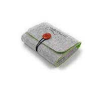 MRGC Housse de transport souple en feutre pour Nintendo GBA/GBC/GBP, Anbernic RG351V, Retroid Pocket 1 - Étui de voyage portable, pochette de protection pour console de jeu rétro portable (gris)