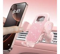 MRGLAS Support de téléphone amélioré pour votre voiture avec nouveau crochet en métal, support de téléphone portable pratique pour grille d'aération [opération à une main], support universel
