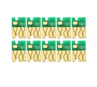 MRHZKE 10pcs T5820 T582000 Chips de réservoir d'entretien compatibles avec SC-P800 D700 D880 P800 P808 Boîte de Maintenance et pièces d'imprimante Fuji DX100(T5820 Chip 5pcs)