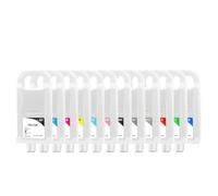 MRHZKE 1PC PFI 706 PFI706 La Cartouche à Encre Rechargeable avec Une Puce permanente Fonctionne avec IPF 8400 9400 8410 8410S 9410S 9410 700 ML Remplacement du réservoir d'encre Compatible(1 Red)