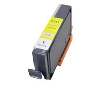 MRHZKE 1x BJI-P211BK P211C P211M P211Y Cartridge À L'ENK 9033B004AA 9034B004AA 9035B004AA 9036B004AA Compatible avec LX-D1300 IMPLIRANTE ENQUER DE REMPLACEM(Yellow)