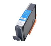 MRHZKE 1x BJI-P211BK P211C P211M P211Y Cartridge À L'ENK 9033B004AA 9034B004AA 9035B004AA 9036B004AA Compatible avec LX-D1300 IMPLIRANTE ENQUER DE REMPLACEM(Cyan)