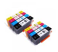MRHZKE 564 Cartouche d'encre de Remplacement XL Compatible avec Les imprimantes, y Compris Photosmart B8550 C6380 B11 6510 4610 4620 3520 5510 5520(2 Set)